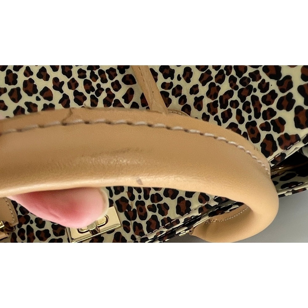 Joan‎ Rivers Leopard Print Large Tote Top Handle Fashion Bag Statement Piece - Picture 4 of 9